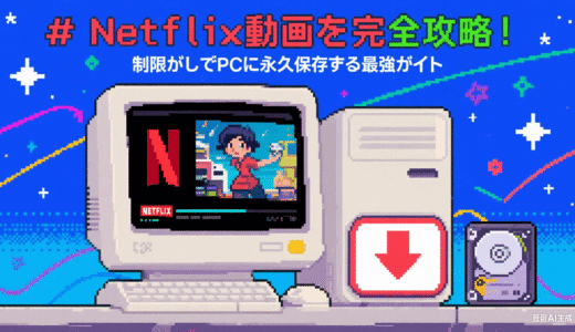 Netflix動画のダウンロード方法と永久保存のテクニック！オフラインで視聴できる