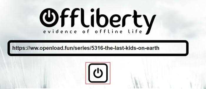 Offliberty操作画面