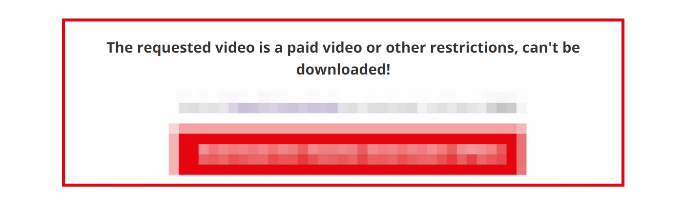 Common error message on 2Downloader