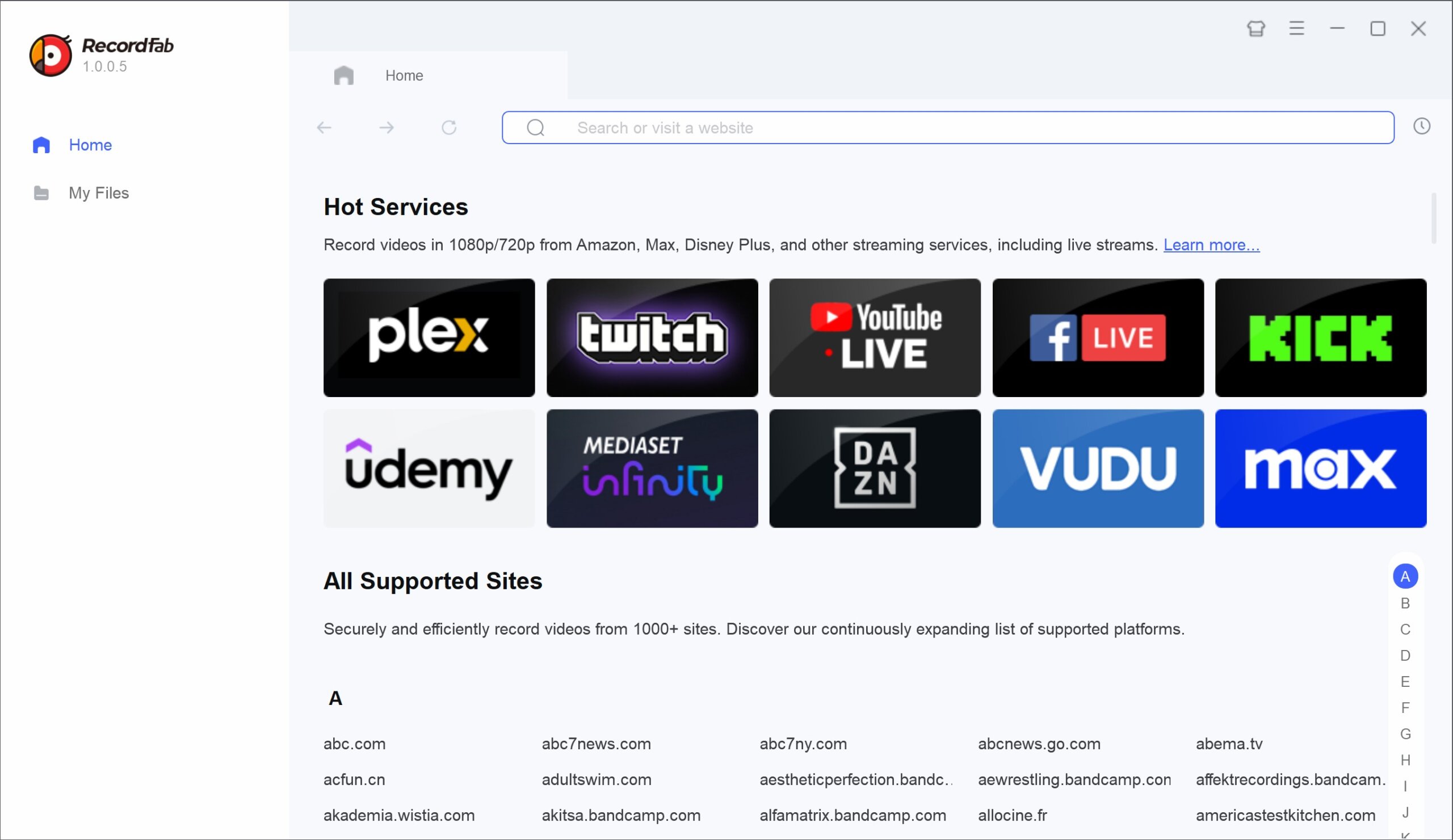 RecordFab capturing xHamster playback