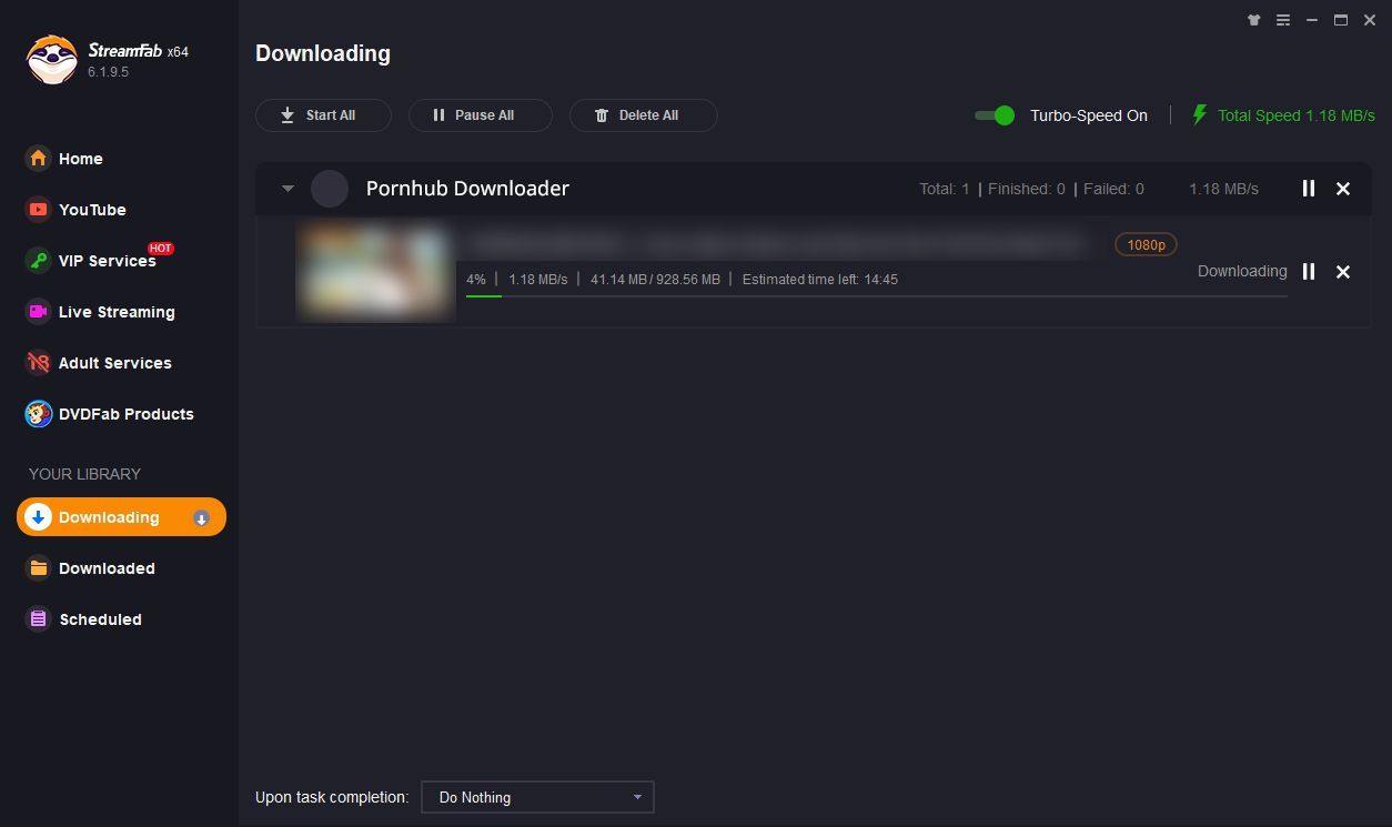 StreamFab download process