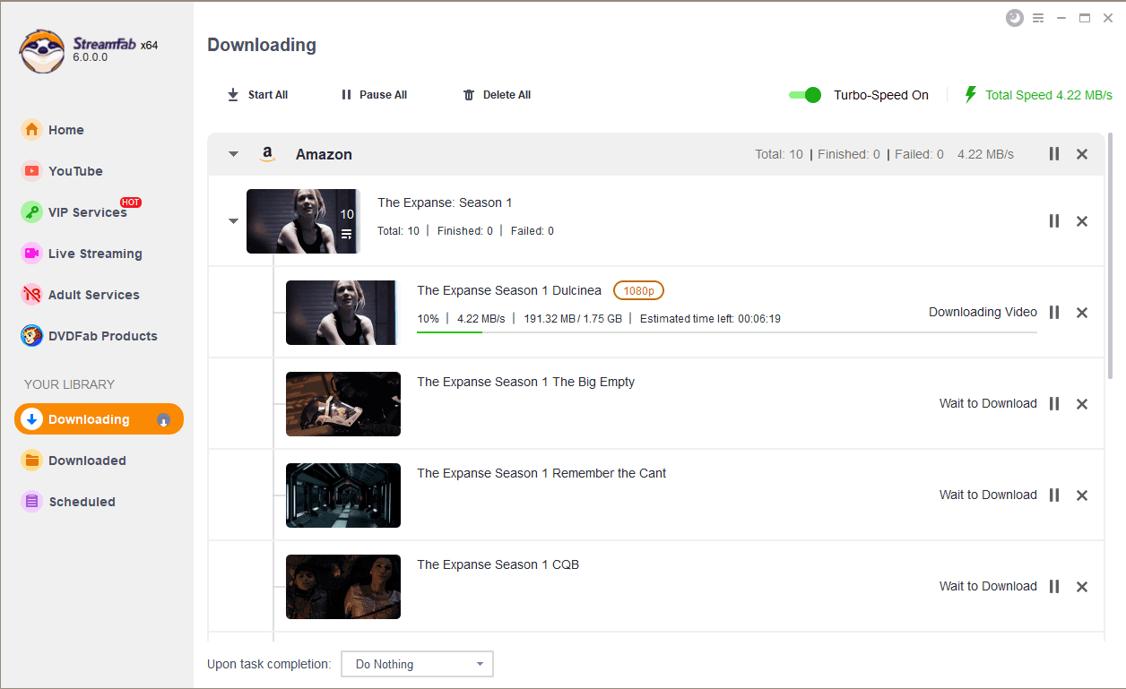 download streaming video on pc: streamfab step 3