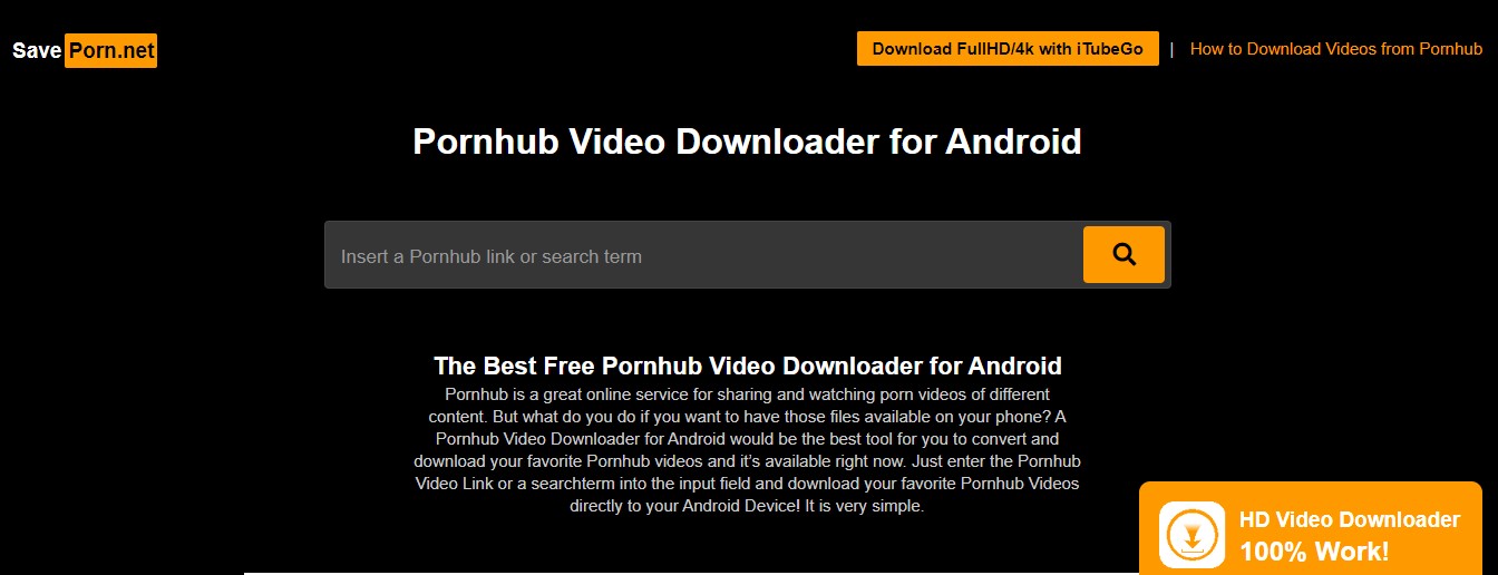 Downloading from SavePorn.Net