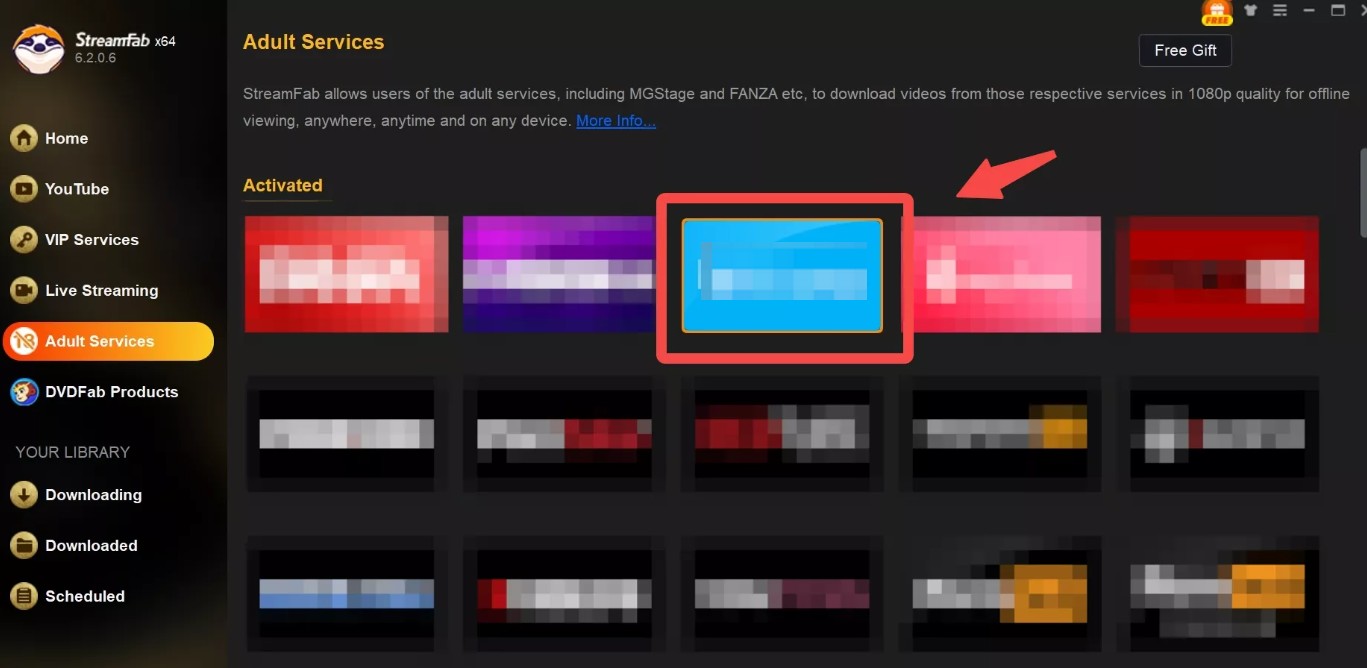 StreamFab Selecting OnlyFans Module
