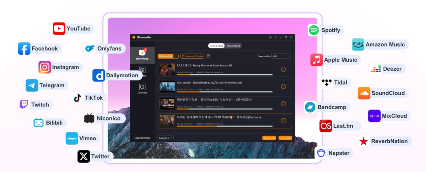 iDownerGo Interface