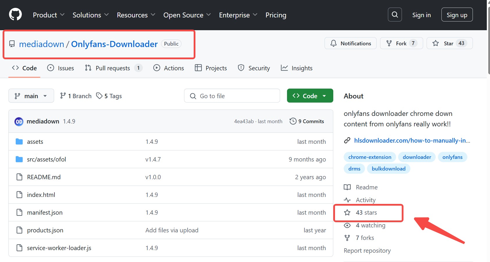 onlyfans downloader chrome extension: github mediadown