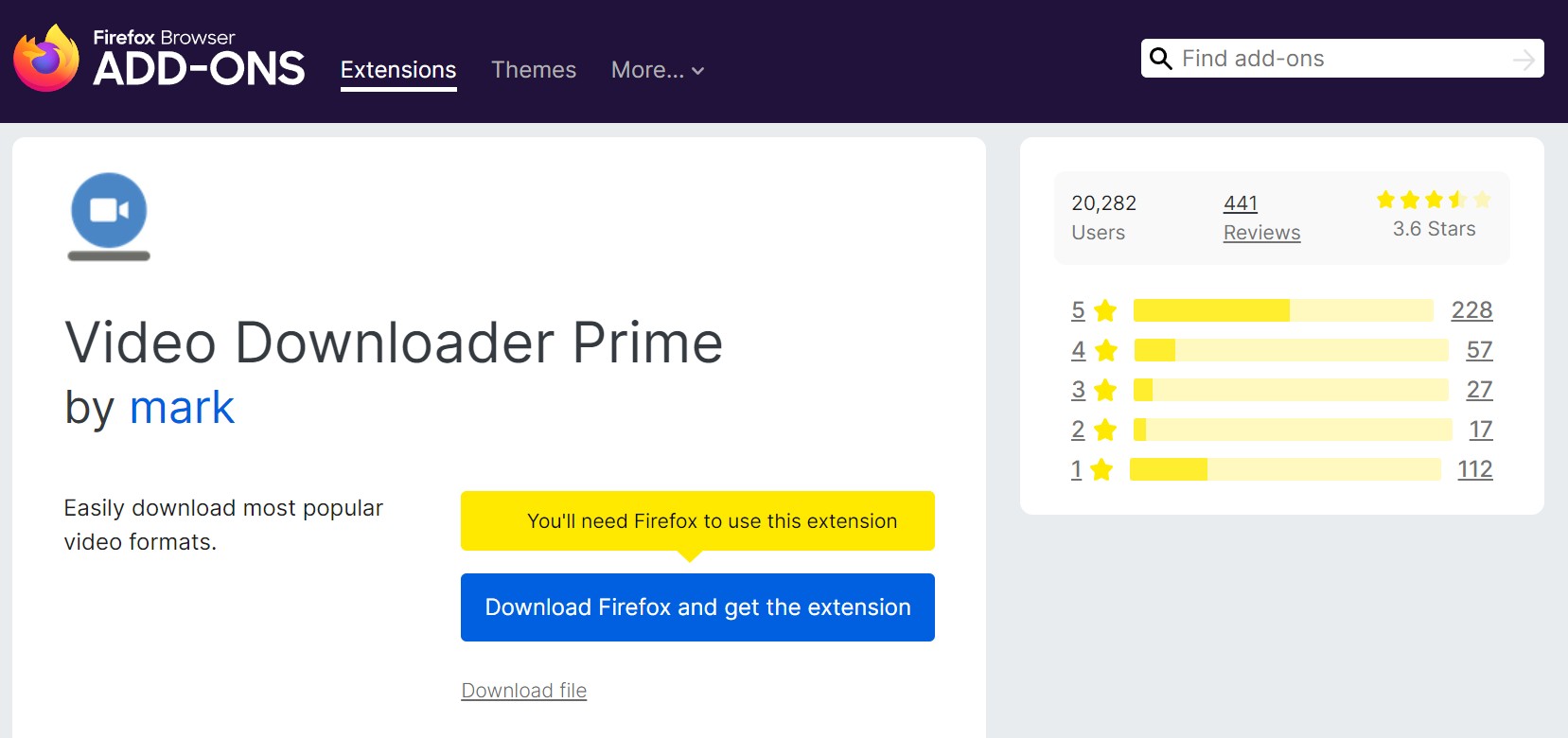 OnlyFans Firefox downloader: Video Downloader Prime