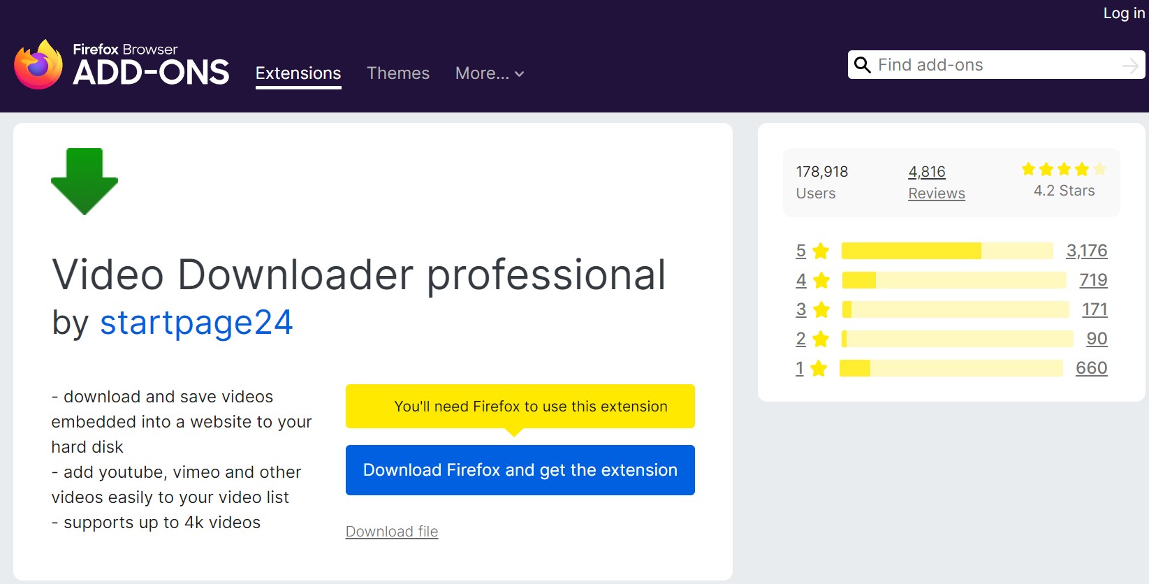 OnlyFans Firefox downloader: Video Downloader Professional