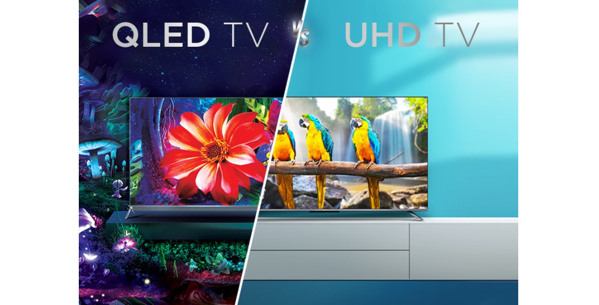 QLED vs 4K UHD comparison