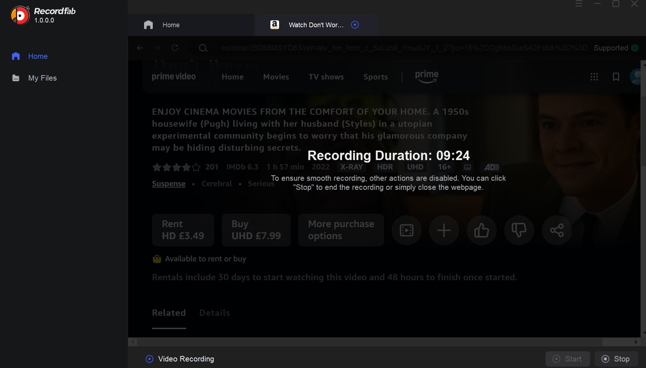download live streaming video: recordfab step 3