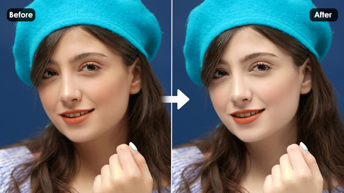 Skin color change