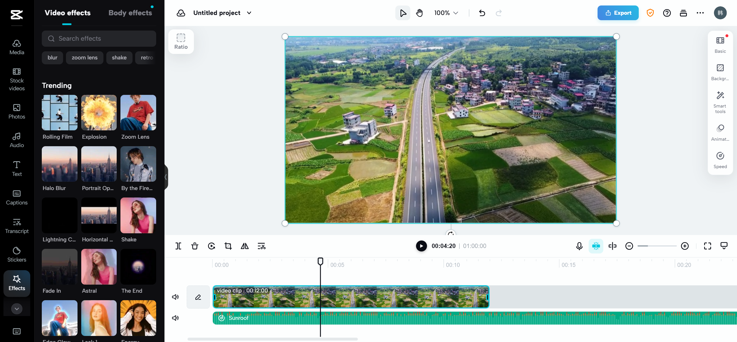 CapCut's online video editor