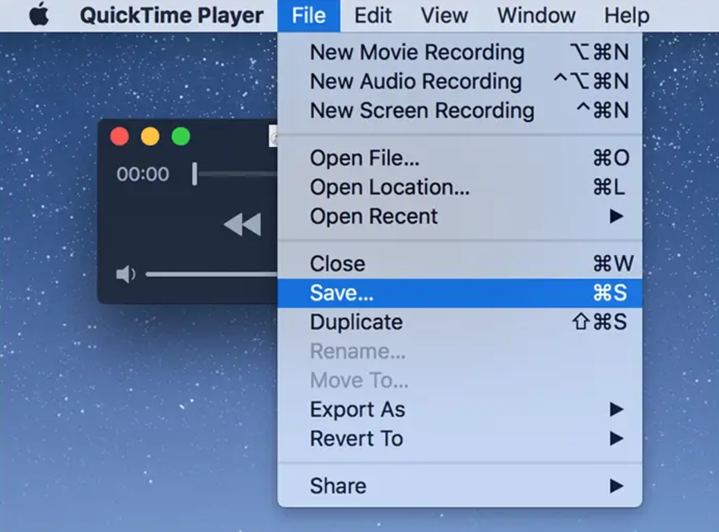 Stop screen recording
