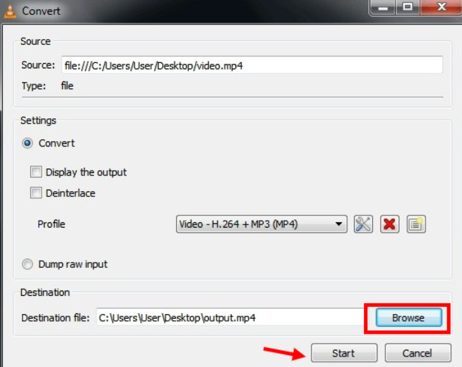 Export video