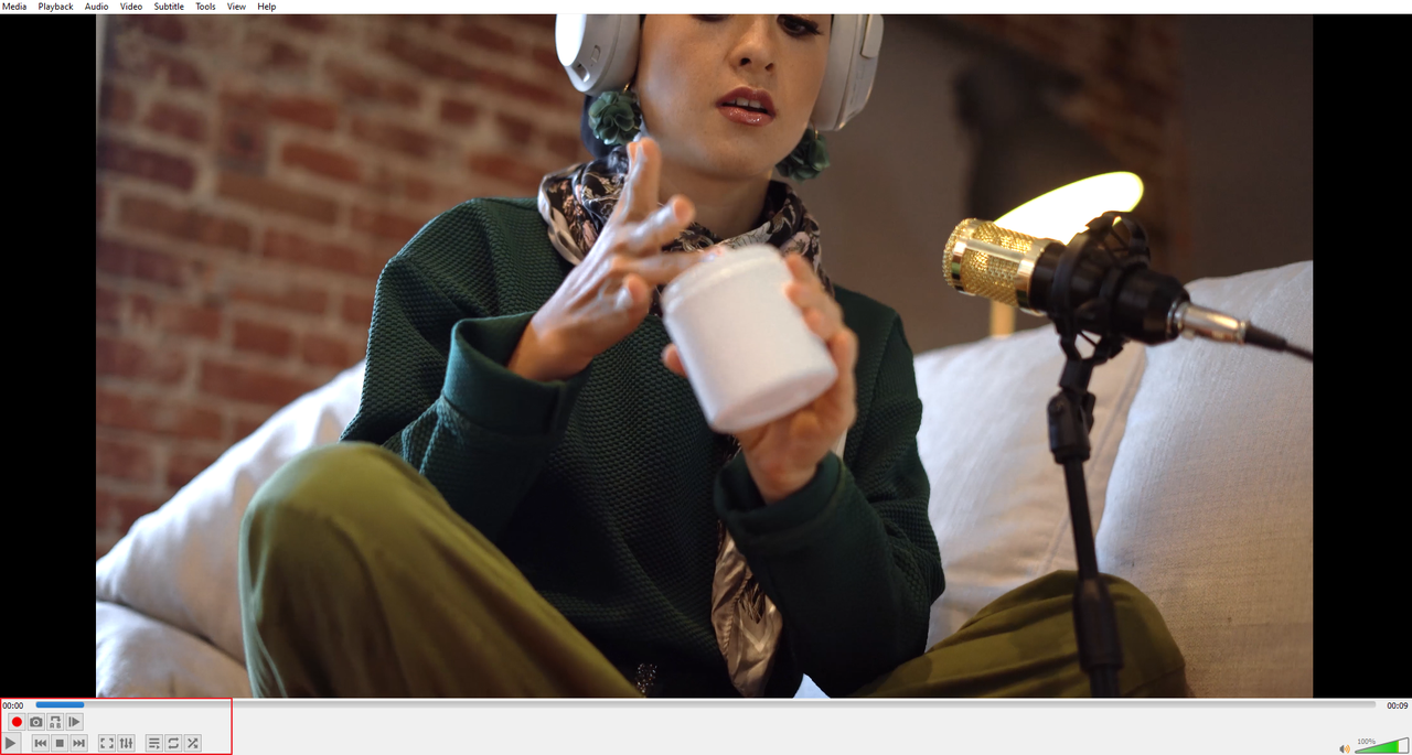 Recording to trim video in VLC