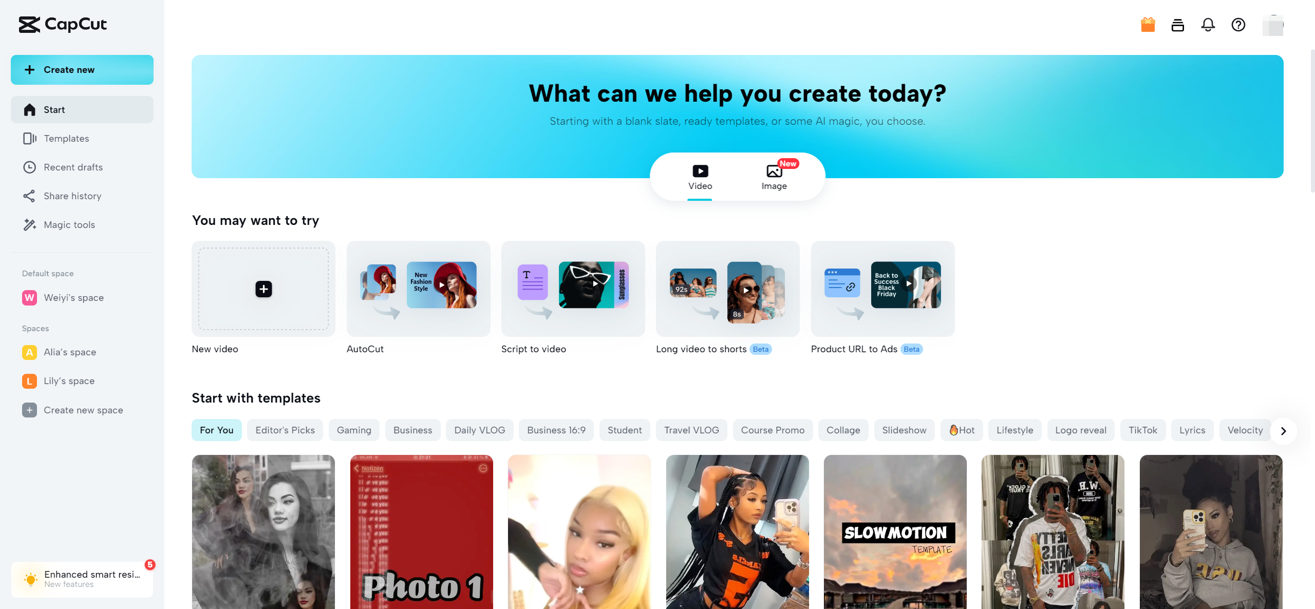 Free and diverse text-to-speech voice cloning: CapCut online video editor