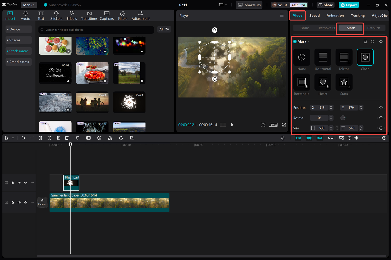 Adding the overlay video to the video and enhancing with other overlay types