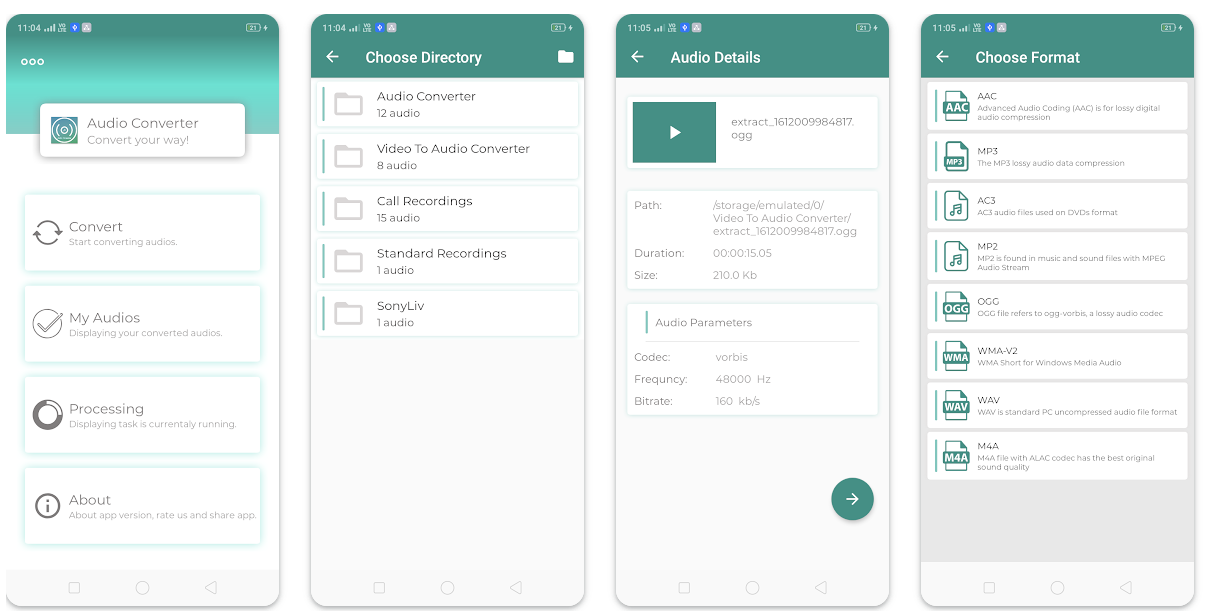 Interface of the EaseUS Ringtone Editor - another way to make a video a ringtone