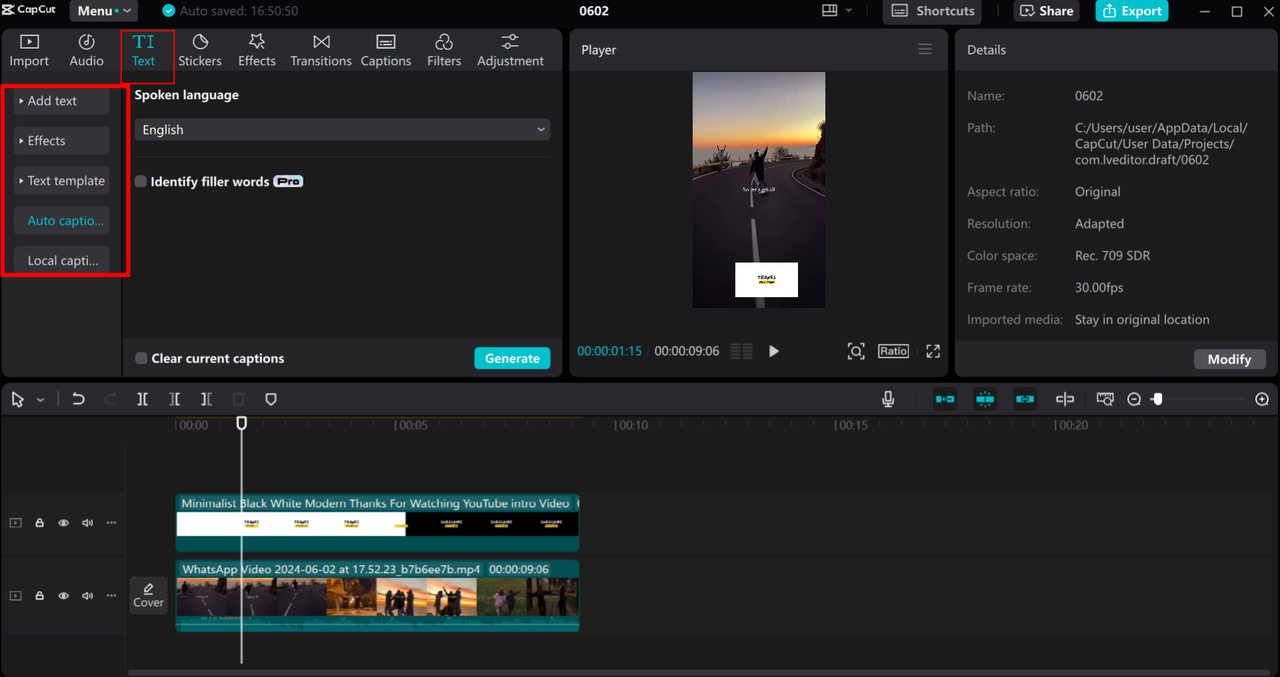 how to add text overlays in CapCut
