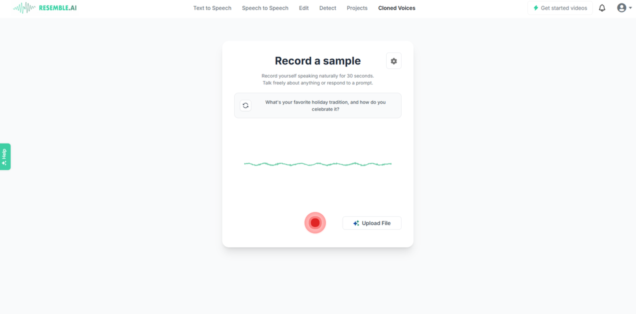 Making an AI-generated voice in Resemble AI