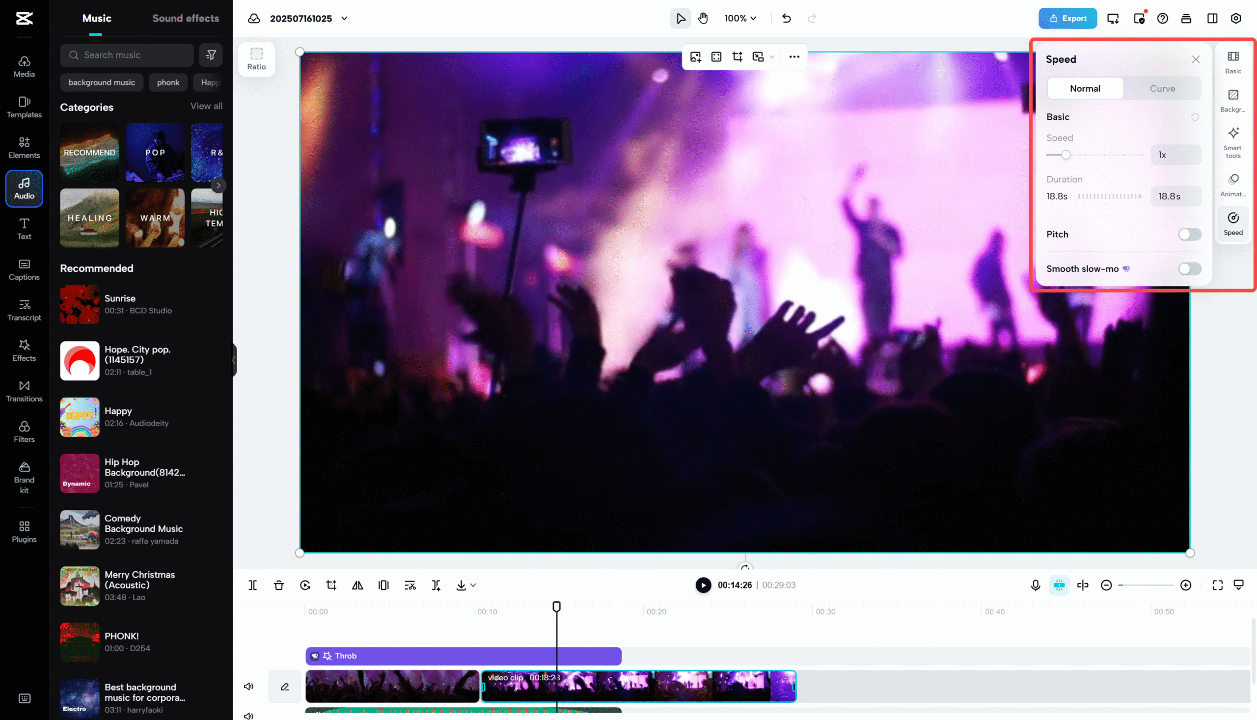 steps to change the music pitch