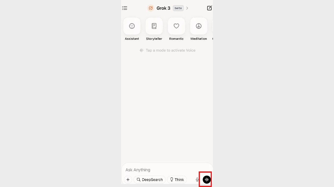 Access voice mode