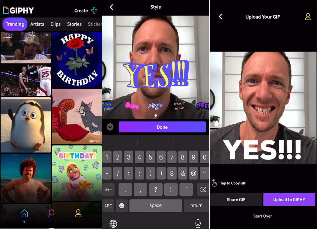 GIPHY - the free GIF maker for creating animated GIFs