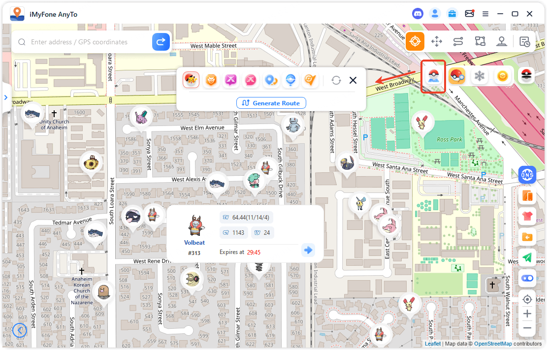 catch kangaskhan by spoofing tools