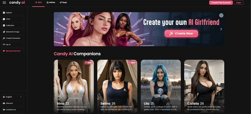 Candy.AI official website