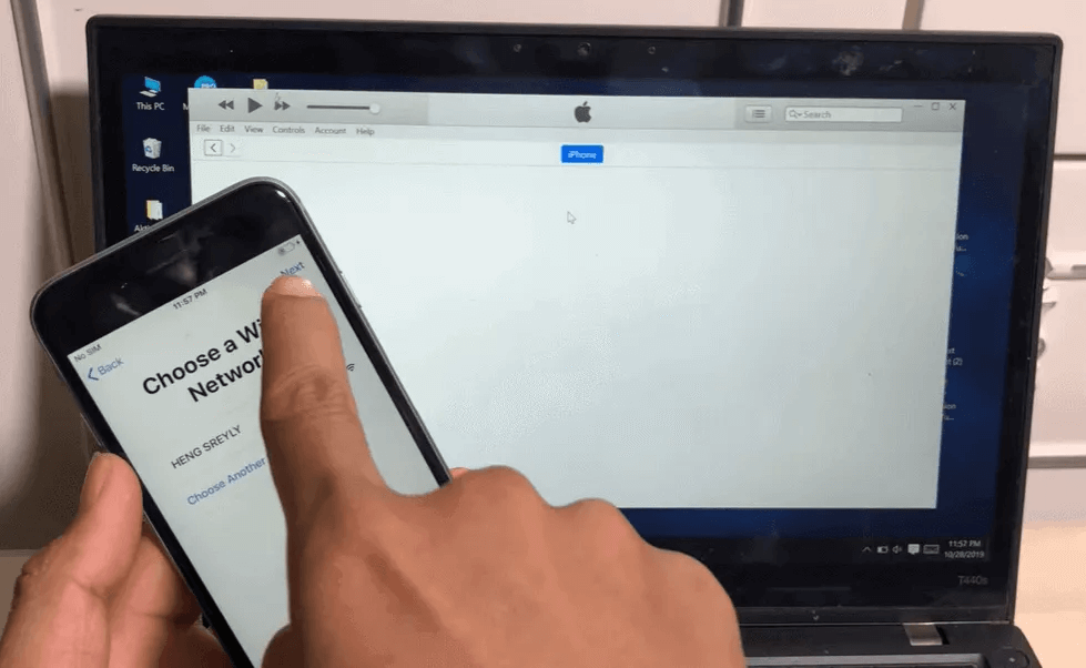 click next to remove mdm from ipad iphone with itunes