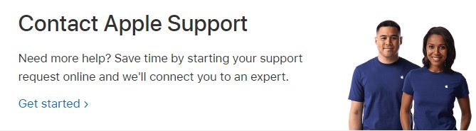 contact apple support