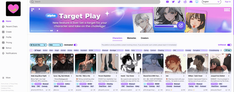 CrushOn.AI official website