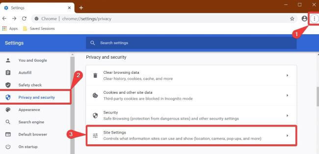 disable ad blocker