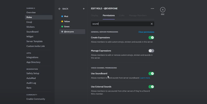 disable discord soundboard