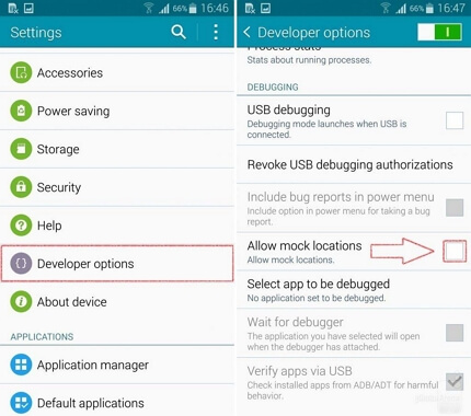 Disable Mock Location on Android