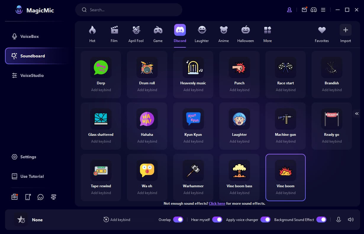 use magicmic to fix discord soundboard not showing up in server