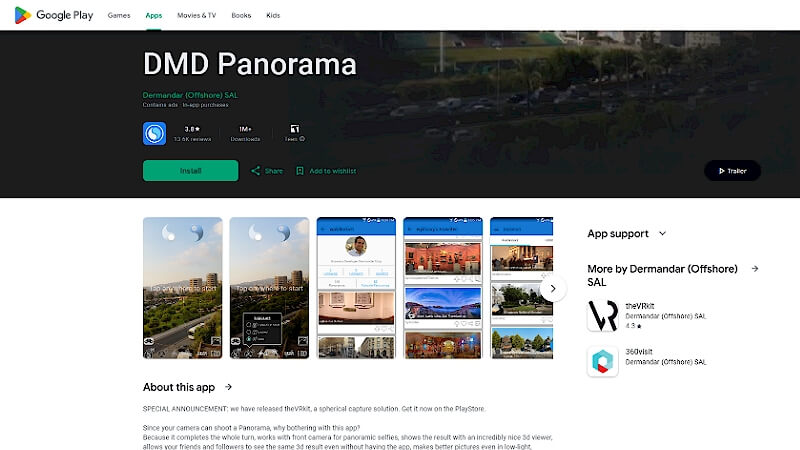 dmd panorama photo stitcher