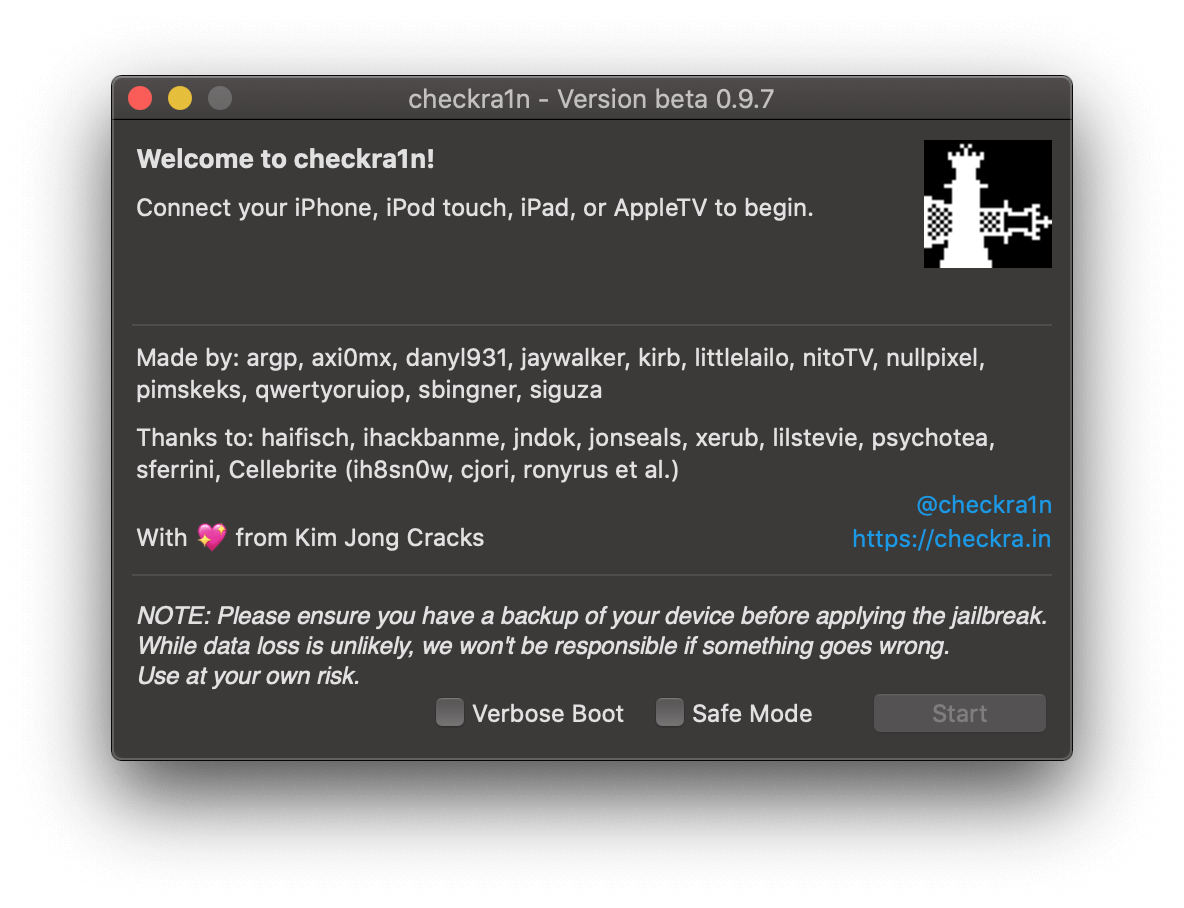 jailbreak your iphone with checkra1n