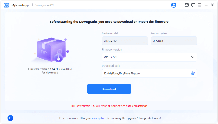 downgrade ios 26 to ios 18