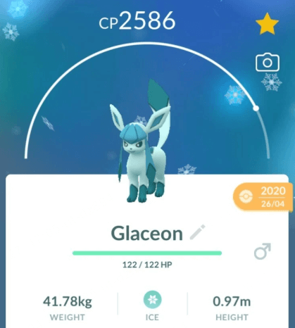 glaceon evolution name