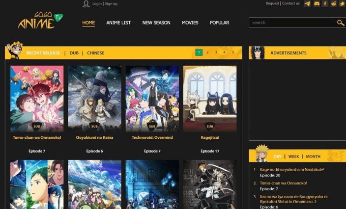 GoGoAnime - site for watching anime
