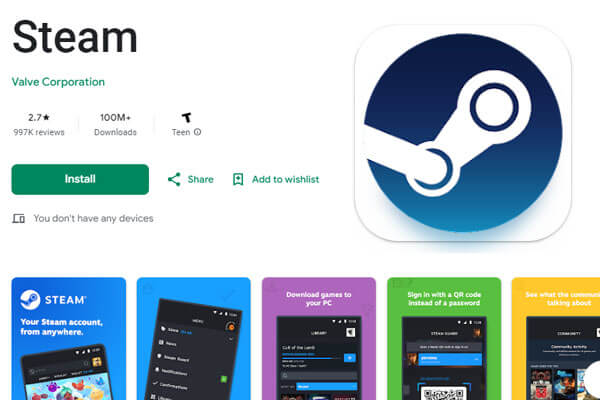 goole play steam