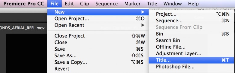 how to add text to a video in adobe premiere pro 8