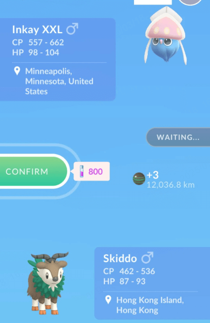 how to do a special trade in pokemon go
