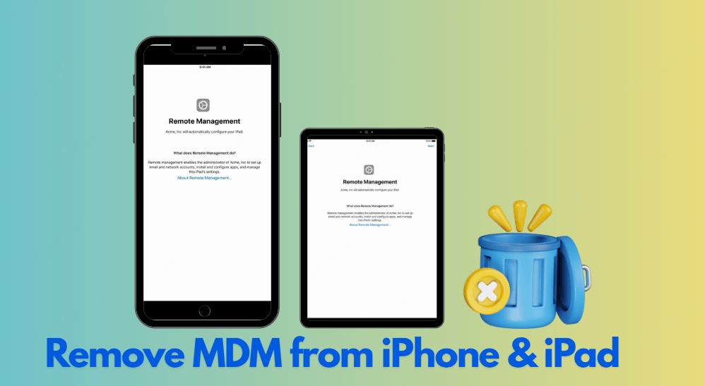 how to remove mdm from ipad iphone