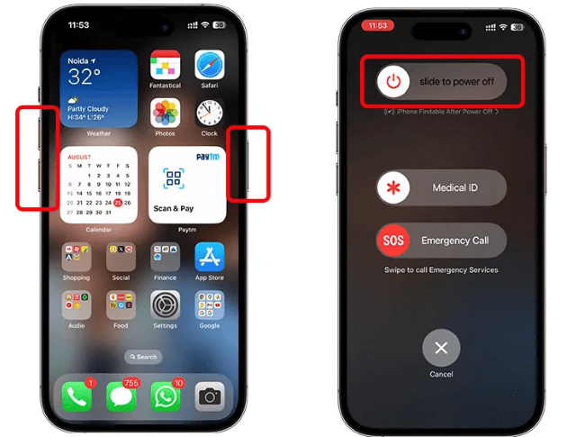 restart your iphone