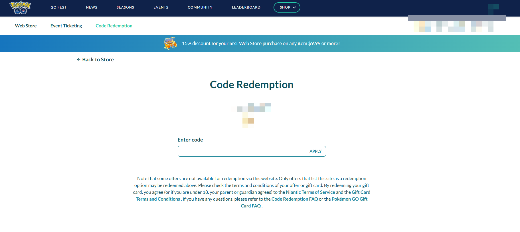 how to use promo codes in pokemon go