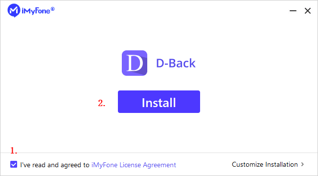 install d back pc