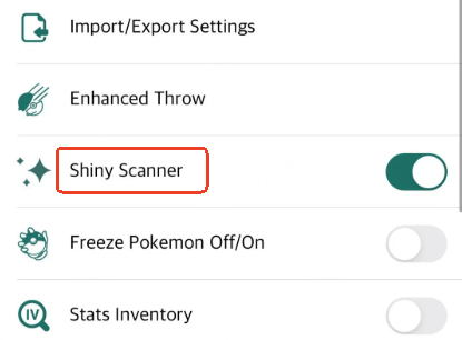 ipogo shiny scanner