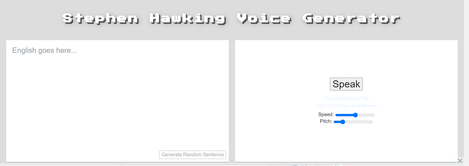 lingoham stephen hawking voice generator